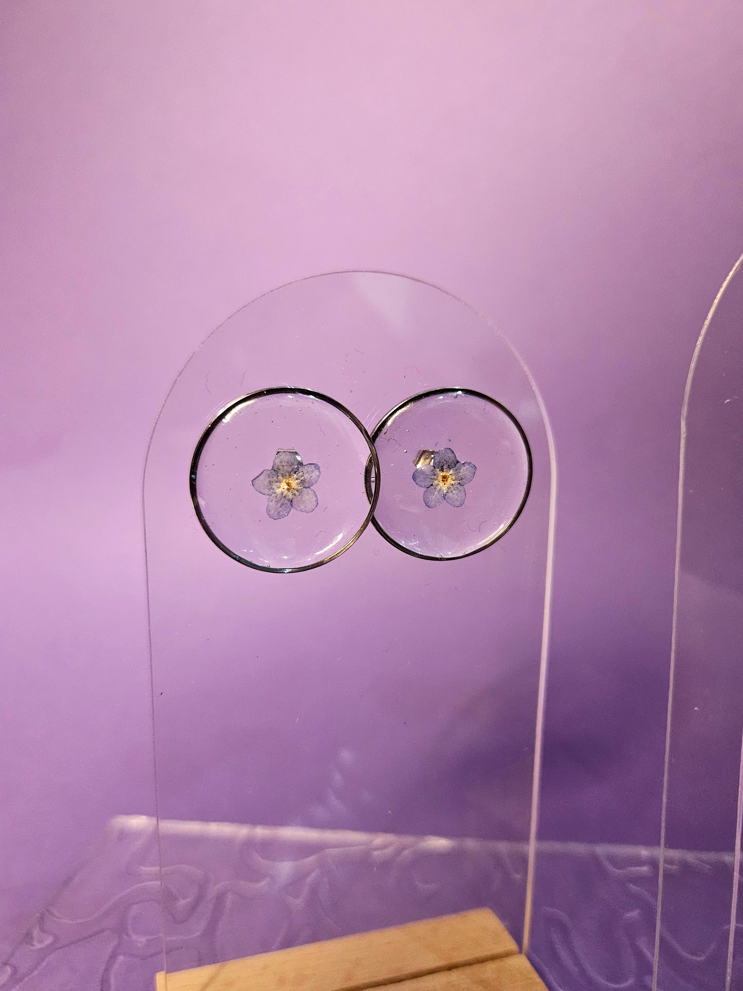 Arracades forgetmenots un. • Pendientes forgetmenots un.