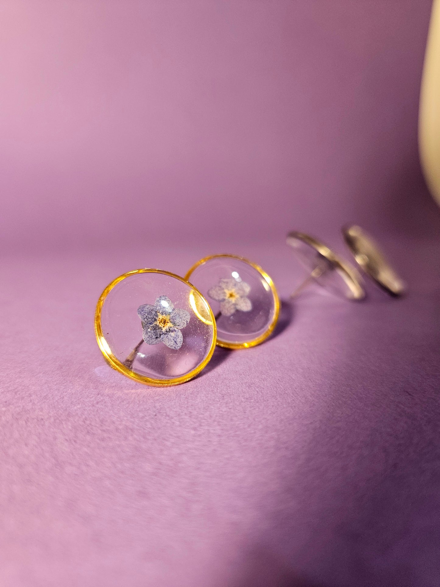 Arracades forgetmenots un. • Pendientes forgetmenots un.