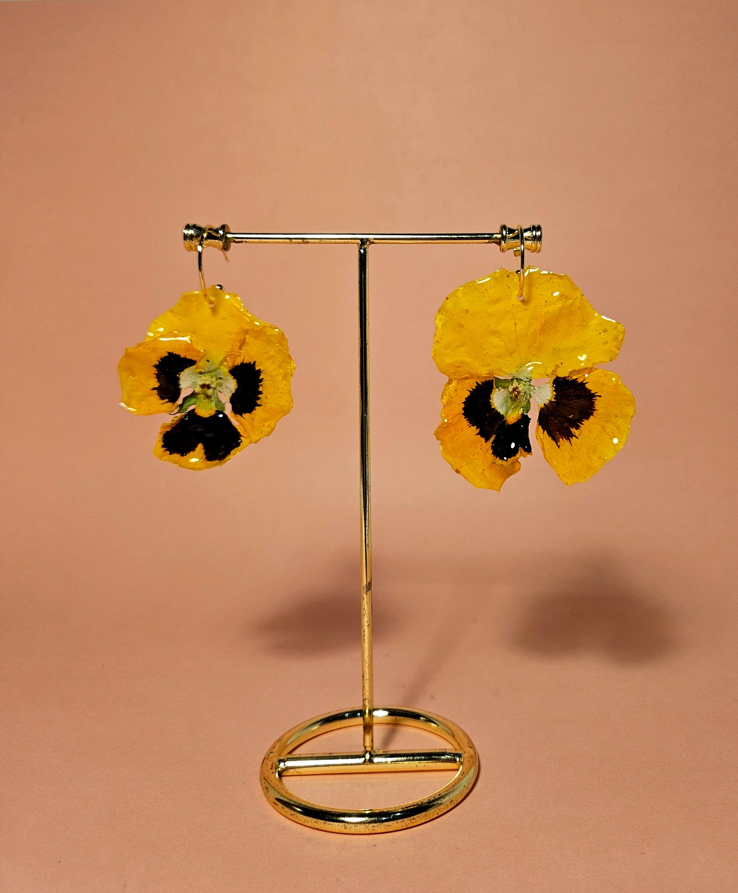 Arracades viola groga • Pendientes viola amarilla